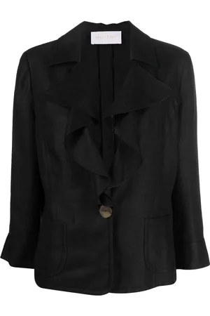 VALENTINO GARAVANI Chaqueta con botones y volante en el cuello 2010