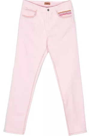 Missoni Pantalones slim con motivo ondulado