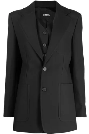 GOEN.J Blazer con solapas de muesca