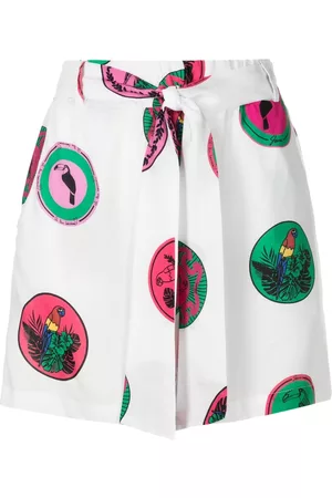 AMIR SLAMA Shorts con estampado gráfico