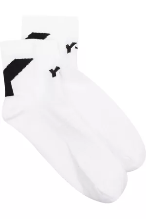 Y-3 Calcetines con logo en intarsia