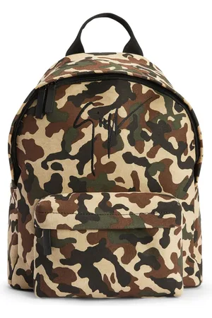 Giuseppe Zanotti Mochila con motivo militar