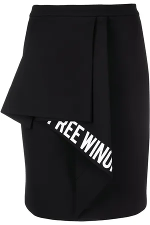 OFF-WHITE Falda con estampado de eslogan