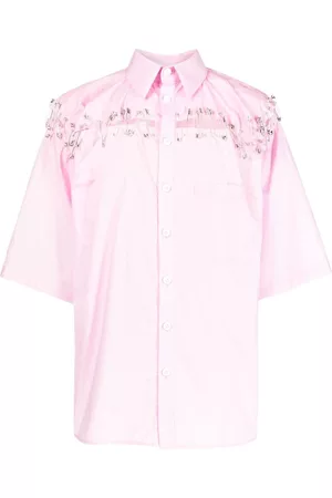 Natasha Zinko Camisa Box con detalle de imperdible