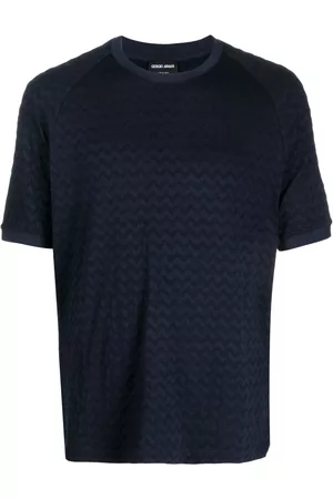 Giorgio Armani Camiseta texturizada con cuello redondo
