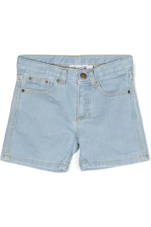 BONPOINT Pantalones vaqueros cortos con logo bordado