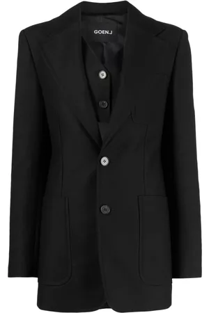 GOEN.J Blazer con solapas de muesca