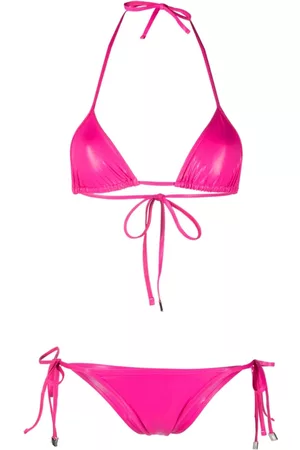The Attico Bikini con lazos laterales