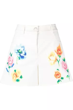 Moschino Pantalones vaqueros cortos con estampado floral