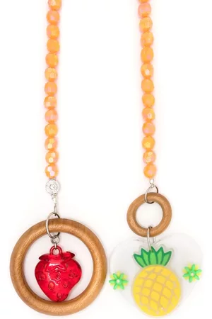 AMIR SLAMA Collar con cuentas de frutas