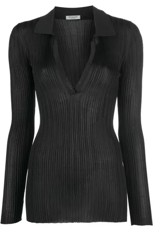 Durazzi Milano Top con cuello en V