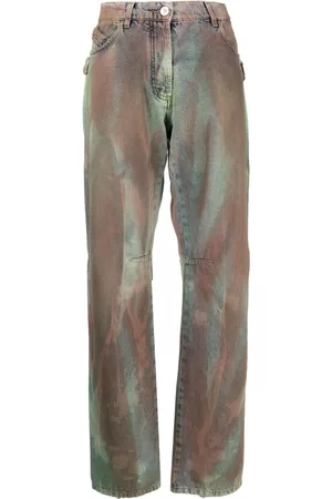 The Attico Pantalones Deann con diseño militar