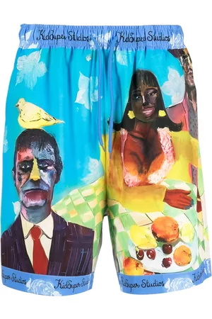 KIDSUPER STUDIOS Bermudas con motivo gráfico