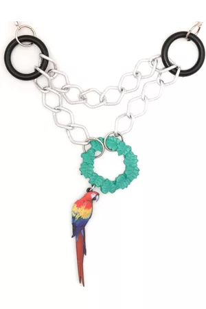 AMIR SLAMA Collar con motivo de loro