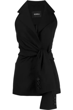GOEN.J Blazer con detalle de nudo