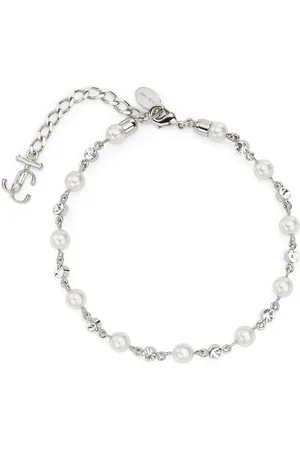 Jimmy Choo Tobillera con charm del logo