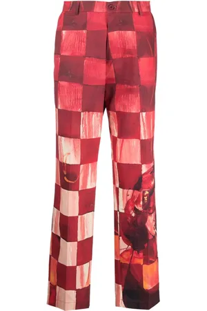 KIDSUPER STUDIOS Pantalones con diseño patchwork