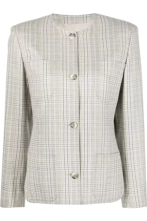 VALENTINO GARAVANI Chaqueta a cudros príncipe de Gales 1980