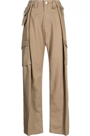 GOEN.J Pantalones anchos estilo cargo