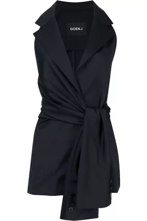GOEN.J Blazer con detalle de nudo