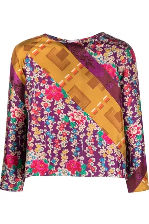 PIERRE-LOUIS MASCIA Top con estampado floral