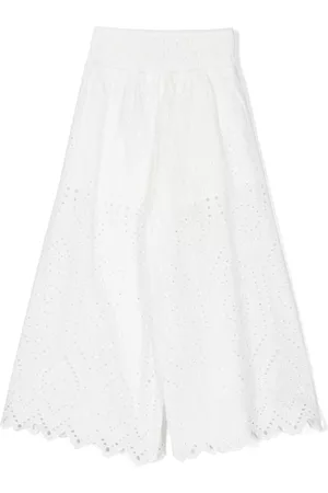 Twin-Set Pantalones acampanados con detalle calado