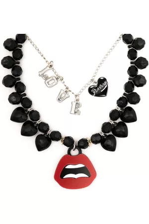 AMIR SLAMA Collar con motivo de labios