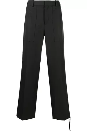 Helmut Lang Pantalones con detalle de hebilla