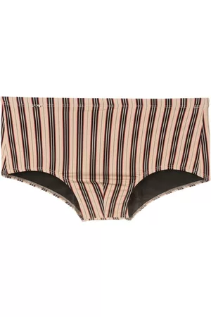 AMIR SLAMA Bañador con estampado a rayas