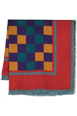 Saint Laurent Bufanda a cuadros 1980