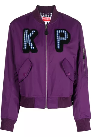 Kenzo Chaqueta bomber con parche del logo