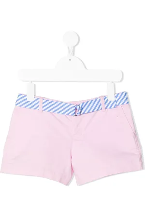 Ralph Lauren Pantalones cortos con cinturón a rayas