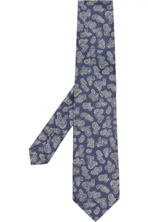 Etro Corbata con motivo de cachemira