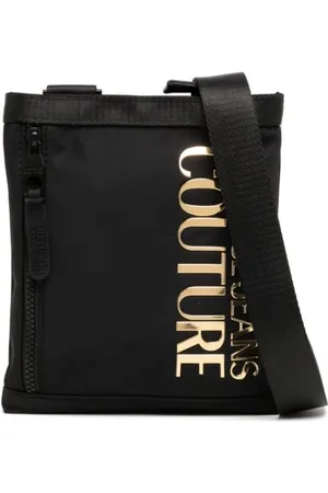 VERSACE Bolso messenger con letras del logo