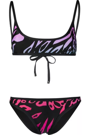 The Attico Bikini con animal print
