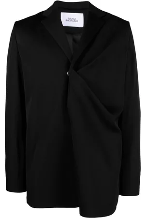 Bianca Saunders Blazer con diseño fruncido