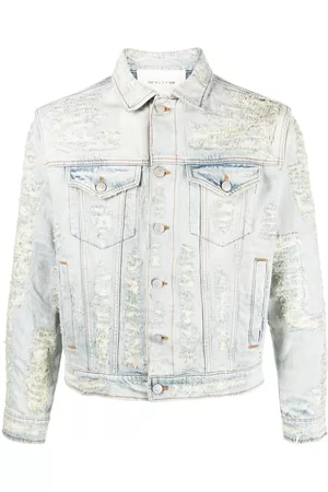 1017 ALYX 9SM Chaqueta vaquera con efecto envejecido