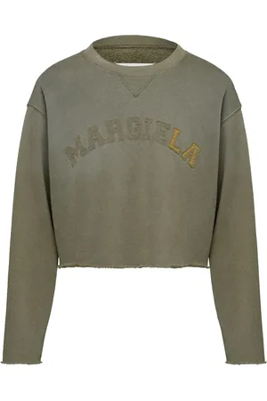 Maison Margiela Sudadera corta con logo