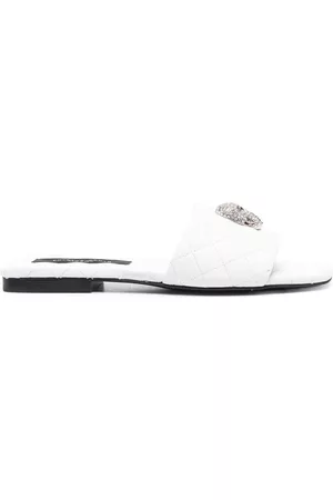 Philipp Plein Sandalias con calavera de cristal