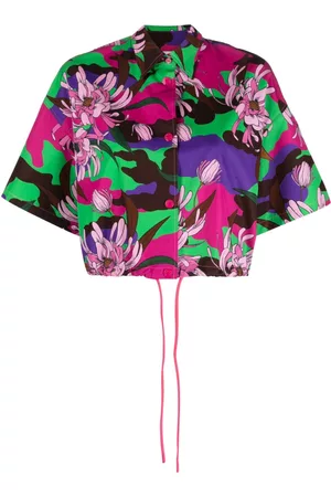 Moncler Camisa corta con motivo floral