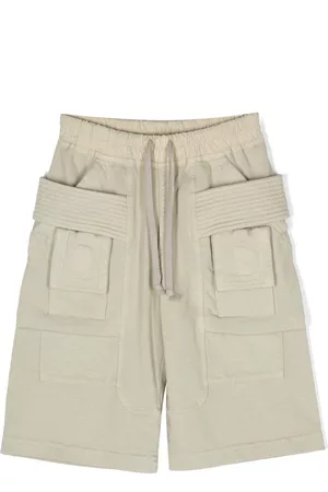 Rick Owens Bermudas con cintura lazada