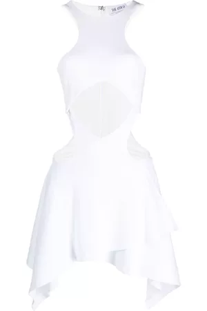 The Attico Vestido Magnolia corto con abertura