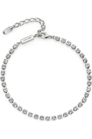 Jimmy Choo Tobillera Saeda con detalles de cristal