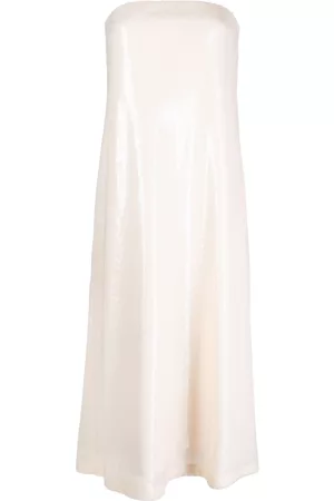 Rokh Vestido midi semitranslúcido