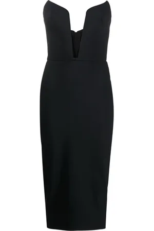 Nº21 Vestido midi palabra de honor
