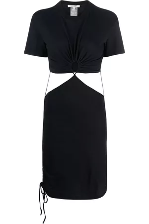 Nensi Dojaka Vestido corto tipo camiseta con abertura