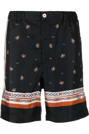NICK FOUQUET Bermudas con estampado gráfico