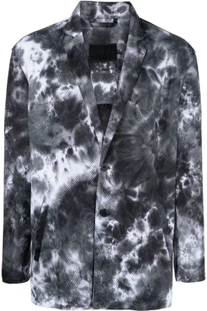 Off-Duty Blazer con diseño tie-dye y botones