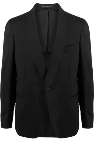 LOW BRAND Blazer con solapa de esmoquin