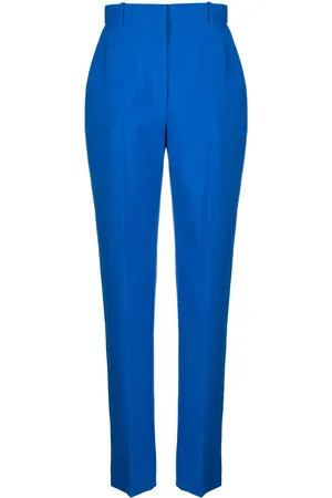 Alexander McQueen Pantalones de vestir de talle alto